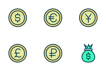 Finance Currency 1 Icon Pack
