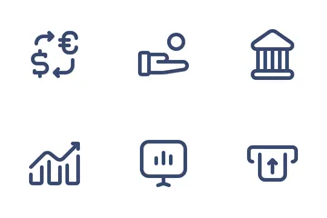 Affaires et finances Icon Pack