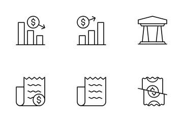 Financement des entreprises Pack d'Icônes