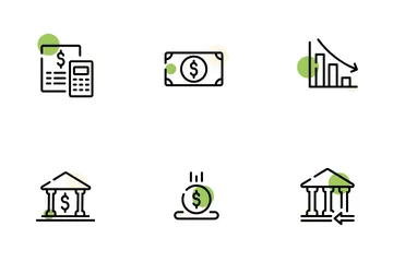 Financement des entreprises Pack d'Icônes