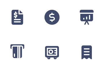 Affaires et finances Icon Pack