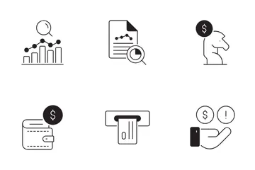 Financement et accord Pack d'Icônes