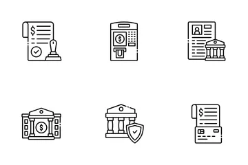 Finance et banque Icon Pack