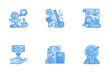 Finances et fiscalité Icon Pack