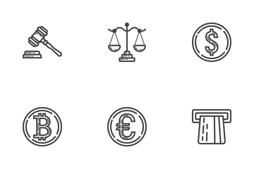 Finance Line Icons Icon Pack