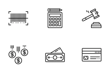Finance & Shopping Icon Pack