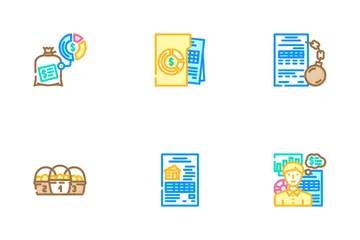 Financial Advisor Consult Real Icon Pack