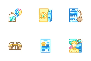 Financial Advisor Consult Real Icon Pack