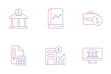 Financial And Business Market Icon Pack