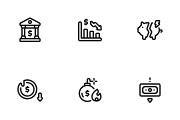 Financial Crisis Icon Pack