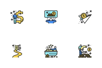 Financial Freedom Money Business Icon Pack