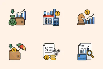 Financial Planning Icon Pack