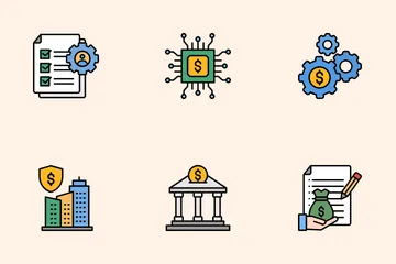 Financial Regulation Icon Pack