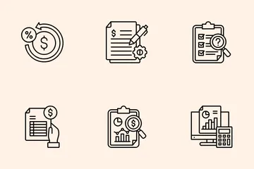 Financial Statement Icon Pack