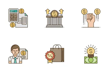 Financial Strategy Icon Pack