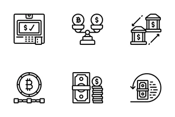 Financial Technology Icon Pack
