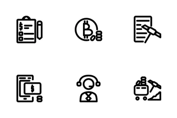 Financial Technology Icon Pack