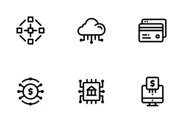 Financial Technology Icon Pack