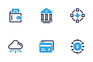 Financial Technology Icon Pack