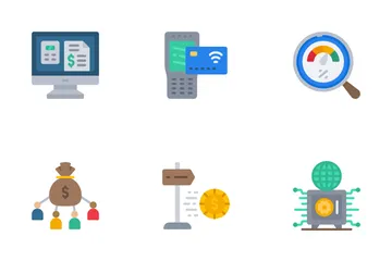 Financial Technology Icon Pack