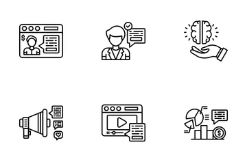 Financiamento colaborativo Icon Pack