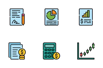 Financiero Paquete de Iconos