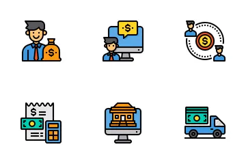 Financiero Paquete de Iconos