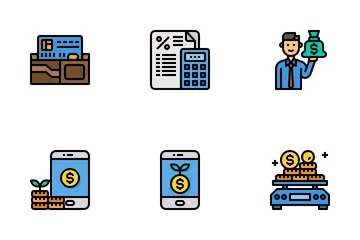 Financiero Paquete de Iconos