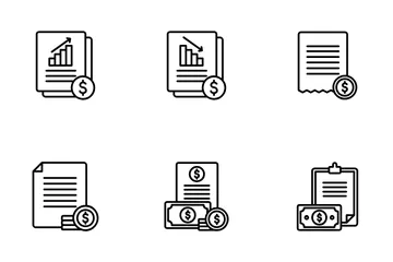 Financiero Paquete de Iconos