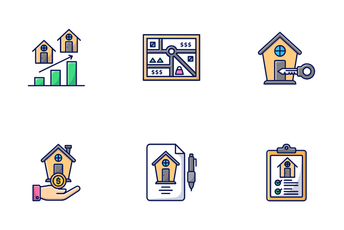 Financing & Real Estate Icon Pack