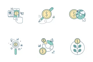 Finanzas Paquete de Iconos