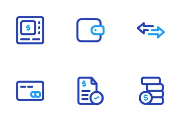 Financiación de las empresas Paquete de Iconos