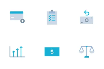 Financiación de las empresas Paquete de Iconos