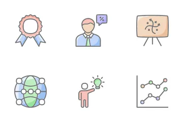Negocios y finanzas vol. 2 Paquete de Iconos