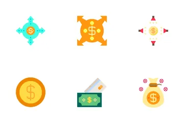 Finanzas y dinero Paquete de Iconos