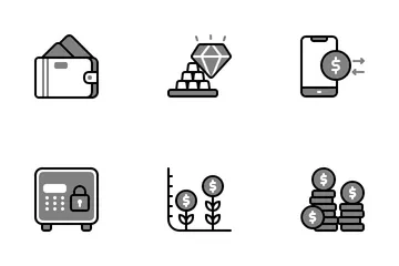 Finanzen Symbolpack
