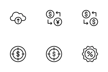 Finanzen & Investitionen Symbolpack