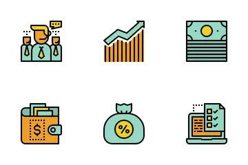Finanzen Steuern Symbolpack