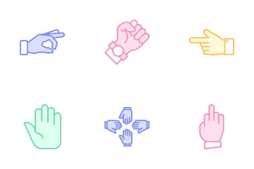 Finger Actions Icon Pack