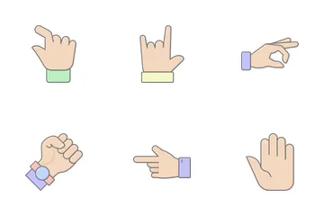 Finger Actions Icon Pack