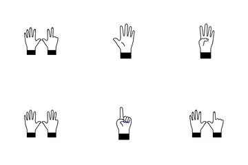 Finger Counting Icon Pack