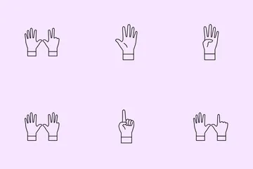 Finger Counting Icon Pack