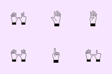 Finger Counting Icon Pack