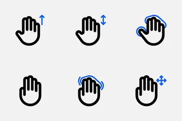 Finger Gesture Icon Pack
