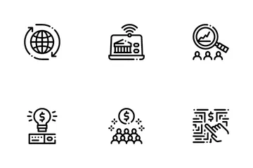 Fintech Innovation Icon Pack