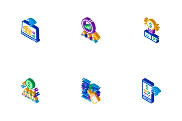 Inovação Fintech Icon Pack