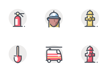 Fire Department - App Background Icon Pack