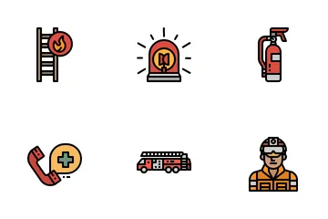 Fire Emergency Icon Pack