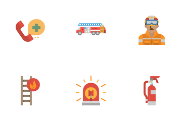Fire Emergency Icon Pack