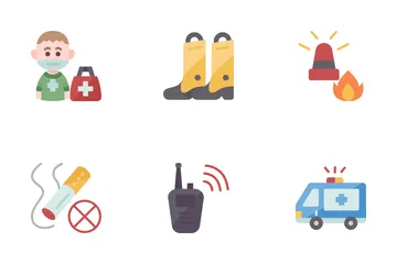 Fire Fighter Icon Pack